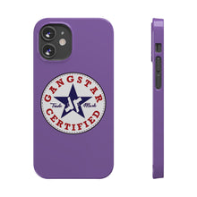 Load image into Gallery viewer, G*C logo -Slim Phone Cases - (purple)
