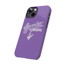 Load image into Gallery viewer, G*C script -Slim Phone Cases - (purple)
