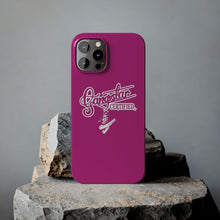 Load image into Gallery viewer, G*C script -Slim Phone Cases (hot pink)
