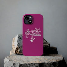 Load image into Gallery viewer, G*C script -Slim Phone Cases (hot pink)
