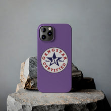 Load image into Gallery viewer, G*C logo -Slim Phone Cases - (purple)
