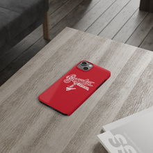 Load image into Gallery viewer, G*C script -Slim Phone Cases (red)
