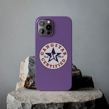 Load image into Gallery viewer, G*C logo -Slim Phone Cases - (purple)
