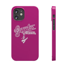 Load image into Gallery viewer, G*C script -Slim Phone Cases (hot pink)
