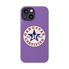 Load image into Gallery viewer, G*C logo -Slim Phone Cases - (purple)
