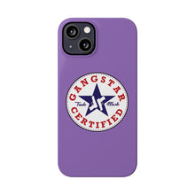 Load image into Gallery viewer, G*C logo -Slim Phone Cases - (purple)
