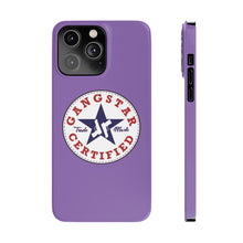 Load image into Gallery viewer, G*C logo -Slim Phone Cases - (purple)
