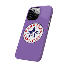 Load image into Gallery viewer, G*C logo -Slim Phone Cases - (purple)
