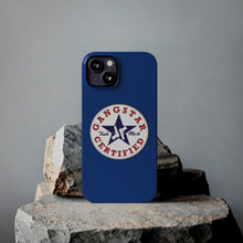 Load image into Gallery viewer, G*C logo -Slim Phone Cases (blue)
