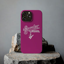 Load image into Gallery viewer, G*C script -Slim Phone Cases (hot pink)
