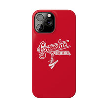 Load image into Gallery viewer, G*C script -Slim Phone Cases (red)
