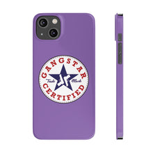 Load image into Gallery viewer, G*C logo -Slim Phone Cases - (purple)
