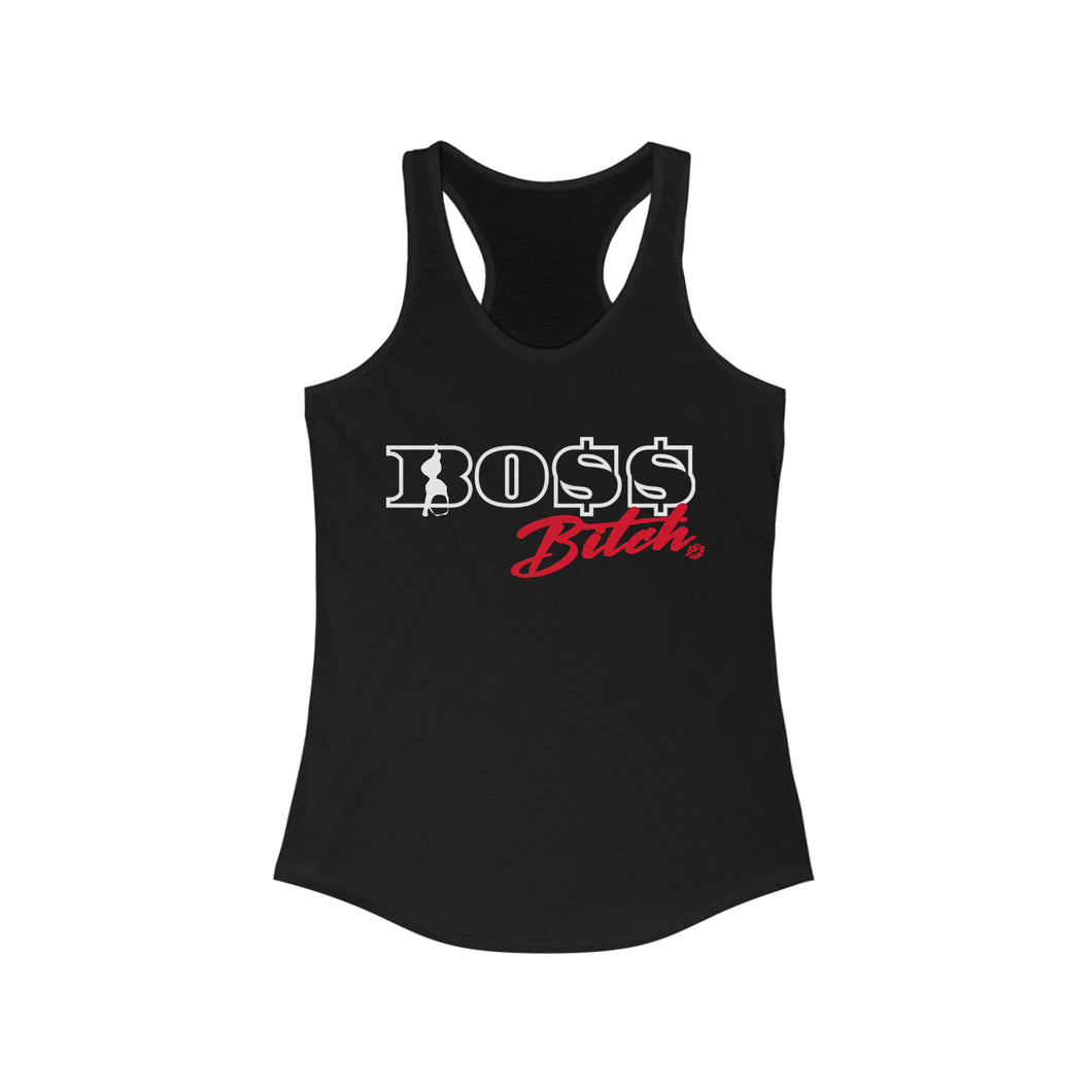 bo$$ bitch - Racerback Tank