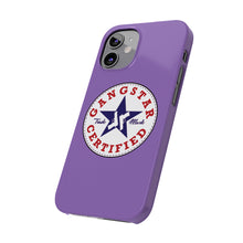 Load image into Gallery viewer, G*C logo -Slim Phone Cases - (purple)
