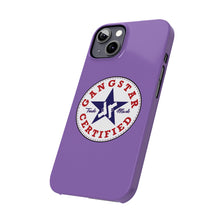 Load image into Gallery viewer, G*C logo -Slim Phone Cases - (purple)
