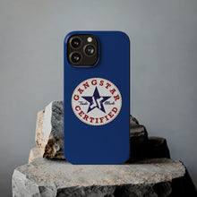 Load image into Gallery viewer, G*C logo -Slim Phone Cases (blue)
