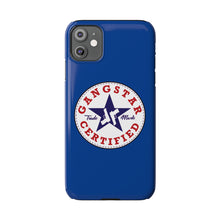 Load image into Gallery viewer, G*C logo -Slim Phone Cases (blue)
