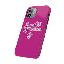 Load image into Gallery viewer, G*C script -Slim Phone Cases (hot pink)
