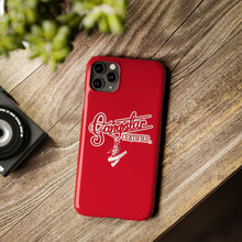 Load image into Gallery viewer, G*C script -Slim Phone Cases (red)
