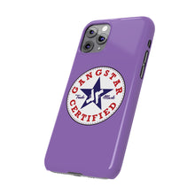 Load image into Gallery viewer, G*C logo -Slim Phone Cases - (purple)
