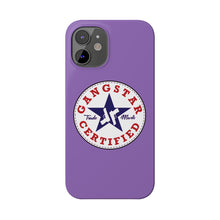 Load image into Gallery viewer, G*C logo -Slim Phone Cases - (purple)
