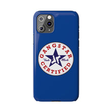 Load image into Gallery viewer, G*C logo -Slim Phone Cases (blue)
