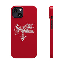 Load image into Gallery viewer, G*C script -Slim Phone Cases (red)
