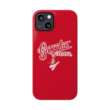 Load image into Gallery viewer, G*C script -Slim Phone Cases (red)
