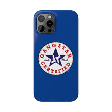 Load image into Gallery viewer, G*C logo -Slim Phone Cases (blue)
