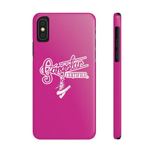 Load image into Gallery viewer, G*C script -Slim Phone Cases (hot pink)
