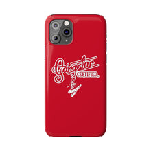 Load image into Gallery viewer, G*C script -Slim Phone Cases (red)
