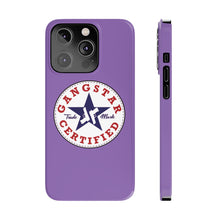 Load image into Gallery viewer, G*C logo -Slim Phone Cases - (purple)
