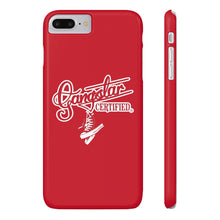 Load image into Gallery viewer, G*C script -Slim Phone Cases (red)
