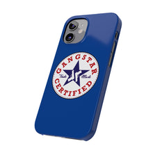 Load image into Gallery viewer, G*C logo -Slim Phone Cases (blue)
