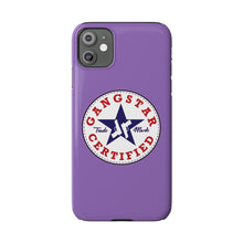 Load image into Gallery viewer, G*C logo -Slim Phone Cases - (purple)
