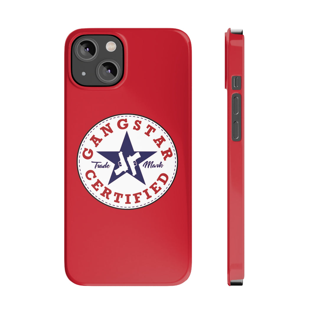 G*C logo -Slim Phone Cases (red)